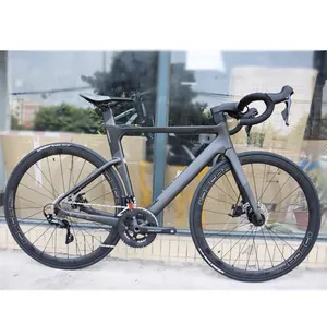 Java Fuoco J. Air Carbon Fiber Road Fiets 22 Speed Carbon Race Bike Draad Pull Hydraulische Schijfrem R7000 105 Uci Certificering