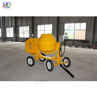 Machine à béton haute performance, mélangeurs de ciment diesel, 350l, portable, petit mélangeur de béton diesel