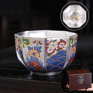 Tradizionale 100ml ceramica Gaiwan Set <span class=keywords><strong>da</strong></span> tè con coperchio e piattino classico cinese tazza <span class=keywords><strong>da</strong></span> tè in porcellana - Product Image 1