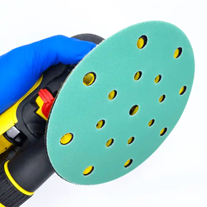 Disque de ponçage rond à crochet et boucle en zirconium vert Offre Spéciale pour le meulage de polissage des métaux - Product Image 4