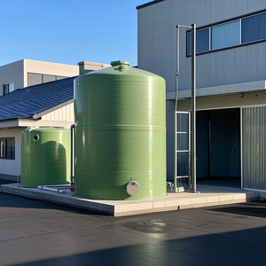 Réservoir de mélange d'alimentation en fibre de verre durable 220V Stockage efficace des produits chimiques FRP GRP Nutrition animale Machines de traitement de l'eau - Product Image 1