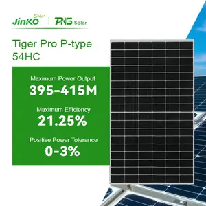 Panneau solaire Jinko Tiger Pro de haute qualité, 400 watts, 410w, 420w, Module Facial de Type P