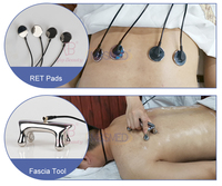 Appareil de physiothérapie portable CET RET à diathermie 448 kHz Tecar, en promotion aux États-Unis, pour la rééducation et le soulagement de la douleur sciatique