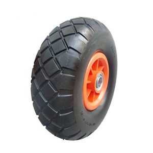 Prix usine 3.00-4 jante en plastique centrée sans plat roues en mousse PU de 10 pouces pour chariots à outils camions à main roues de <span class=keywords><strong>but</strong></span> de football portables - Product Image 6