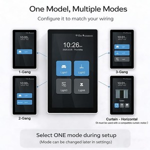 Interruptor de Luz Inteligente LANBON L10 con Pantalla LCD Grande, Iconos Personalizables, 1/2/3/4 Canales, WiFi 2.4GHz, Zigbee, Compatible con <span class=keywords><strong>Alexa</strong></span>/Google Home, Activación por Movimiento - Product Image 5