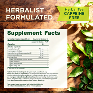 Té Orgánico OEM para el Dolor de Garganta, 16 Bolsitas Envueltas, Mezcla Herbal de Olmo Resbaladizo y Raíz de Regaliz para Alivio Rápido del Dolor de Garganta, Sin Cafeína - Product Image 4