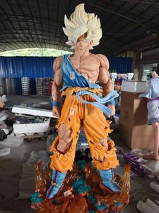Statue en Résine de Fibre de Verre Taille Réelle de Film d'Action Anime <span class=keywords><strong>Dragon</strong></span> <span class=keywords><strong>Ball</strong></span>, Sculpture Goku WuKong Vegeta - Product Image 2