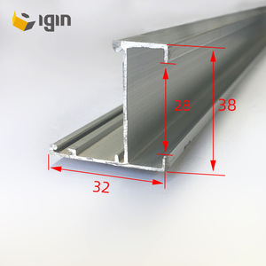 Marco de aluminio para persianas Yijing de 38 cm de ancho, extruido y anodizado para uso industrial y civil - Product Image 3