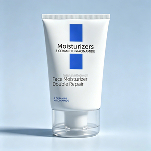Crème Hydratante Visage Double Action Réparatrice Céramide Niacinamide Eau Thermale Prébiotique Soin Apaisant Barrière Cutanée Pour Tous Types de <span class=keywords><strong>Peau</strong></span> - Product Image 3