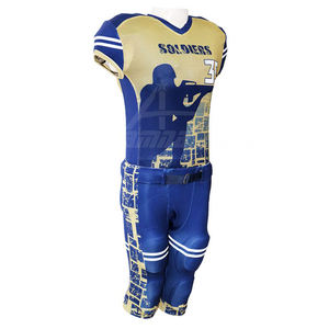 การออกแบบ OEM 2020ผู้ชายอเมริกันฟุตบอลเครื่องแบบราคาขายส่ง - Product Image 5