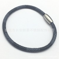 Connecteurs de bracelet en forme d'olive en acier inoxydable plaqué sous vide avec fermoirs magnétiques, vente en gros directe usine, accessoires de bijoux DIY