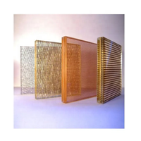 Verre feuilleté avec treillis métallique verre feuilleté décoratif verre feuilleté