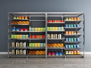 Ownace Đa Chức Năng Kim Loại Bán Lẻ Cửa Hàng Hiển Thị Kệ Cho Tùy Chỉnh Gondola Cửa Hàng Kệ Dây Hiển Thị Giá - Product Image 5