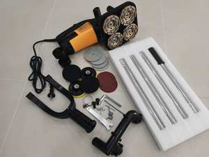 Pulidora de Pisos de Concreto de Cuatro Cabezas Sin Polvo, 110v 220v, Pulidora de Pisos Manual con Pasamanos - Product Image 5