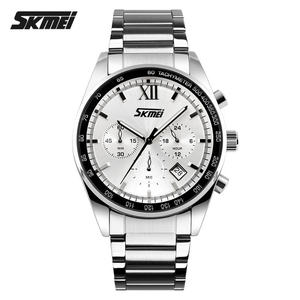 <span class=keywords><strong>SKMEI</strong></span> – montre à Quartz japonais Movt en acier inoxydable pour homme, mode 9096 - Product Image 6