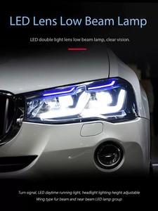 Fari LED Modificati per Auto, Luci Diurne a LED, Fari Anteriori per <span class=keywords><strong>BMW</strong></span> X3 <span class=keywords><strong>F25</strong></span> X4 F26 2011-2016 - Product Image 5