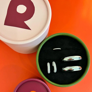 Sang trọng phân hủy sinh học xi lanh hộp tròn ống các tông bao bì Bông Tai Nhẫn quà tặng tùy chỉnh ống giấy đóng gói cho đồ trang sức - Product Image 4