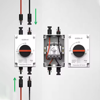 Sortie d'usine Ip66 32a 2p 4p Pv étanche Dc 1000v 1500v interrupteur d'isolation solaire photovoltaïque