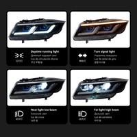 Phares Avant LED de Voiture pour BMW Série 3 E90 E91 2005-2010 Pré-LCI / Personnalisés pour Mise à Niveau LCI 2007 2008 2010
