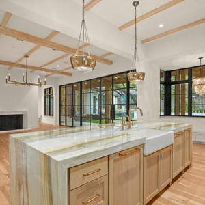 خزائن مطبخ أمريكية بتصميم شيكر مخصص بأسعار المصنعين، أثاث جزيرة المطبخ مع أدراج - Product Image 4