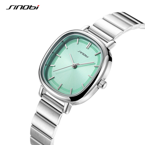 Niche Stylish Square Quartz Wristwatch Water Resistant Bamboo Texture Stainless Steel Strap - Product Image 4
