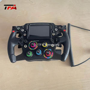 Volant de course en fibre de carbone de qualité aéronautique de nouvelle conception résistant à la chaleur et à la corrosion avec poignée en cuir Nappa pour conditions extrêmes - Product Image 3