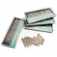 30 Ensembles d'Aiguilles de Ponçage en Émeri, Accessoires pour Outils Rotatifs, Têtes de Gravure, Tiges de Ponçage 3.0MM/2.35MM