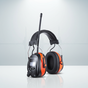 Auriculares con Radio AM/FM, Pantalla Digital, Reducción de Ruido, Protección Auditiva, Seguridad, Entrenamiento Táctico, BT, Intrínsecamente Seguros - Product Image 3