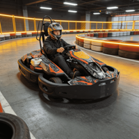 Go Karts de Gasolina de 4 Tiempos de Alta Velocidad, Alquiler de Go Karts de Gasolina de Larga Duración para Interiores y Exteriores