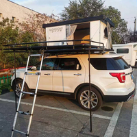 Tente de toit électrique haut de gamme, imperméable, coque rigide, pour le camping familial