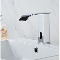 Robinet de douche mural électronique à capteur infrarouge automatique pour économie d'eau