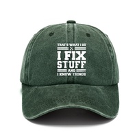 Gorra de béisbol retro de algodón lavado desgastado para hombre, estilo Dad Hat, de 6 paneles, ajustable, superventas, para comercio transfronterizo.