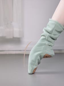 Zapatos cálidos <span class=keywords><strong>de</strong></span> <span class=keywords><strong>baile</strong></span> <span class=keywords><strong>de</strong></span> vendedor superior, <span class=keywords><strong>botines</strong></span> <span class=keywords><strong>de</strong></span> terciopelo para mujer, medias, botas cálidas <span class=keywords><strong>de</strong></span> Ballet <span class=keywords><strong>de</strong></span> <span class=keywords><strong>baile</strong></span> para adultos - Product Image 2