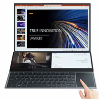 Ultrabook en Oferta con Pantalla Táctil Doble de 16"+14", I7 10870H Octa Core, 32G RAM, 2TB SSD, Portátil para Juegos de Aluminio