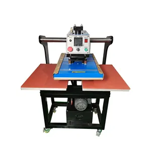 Machine de presse de transfert de chaleur d'imprimante d'estampage à chaud 4060cm pour le LOGO en cuir de chemise de casquettes de T-shirt