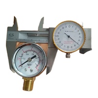 HUBEN Stainless Steel Digital Pressure Gauge 1bar Measurement Range Electronic Vibration Resistant Threaded Pressure Meter