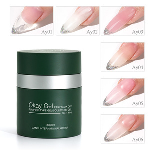 CANNI 30G Gel de sculpture pour ongles type pompe, 6 couleurs, Gel UV Soak Off pour extension, pour salon de manucure - Product Image 4
