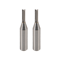 Fraise droite TCT à 2 dents AlTiN, disponible OEM/ODM, certifiée TUV, 55HRC, pour routeur CNC spécialisé bois, coupe propre du contreplaqué