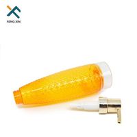 Vente en gros de flacons de shampooing cosmétique ovales en plastique PET de 530 ml avec pompe pulvérisateur