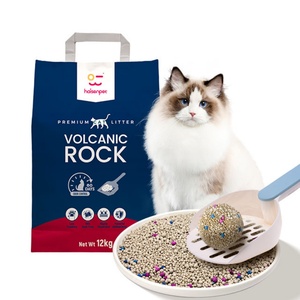 Litière pour chat en roche volcanique de haute qualité, 12 kg, à agglomération forte, sans poussière, désodorisante, écologique, livraison rapide en gros - Product Image 1