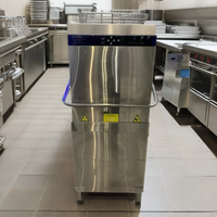 Lave-vaisselle commercial en acier inoxydable à haute efficacité, lave-vaisselle entièrement automatisé à vendre