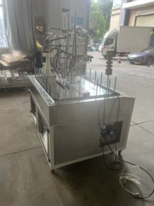 Hell Disk Muebles Artesanía Maquinaria de revestimiento de metal Mango de madera Máquina de pintura en aerosol giratoria circularmente para marco de vidrio - Product Image 4