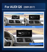 10.25 "8 Core Android 14 lecteur multimédia de voiture pour Audi Q3 Radio stéréo Audio écran tactile HeadUnit GPS Navi Applay Carplay 4G