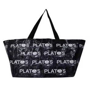 High Quality Fashion Custom Color Printed Shopping Tote Bag Promotional PP Woven Bag for Shopping