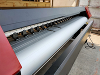 6ft 193cm flex máquina de impresión con dual jefes xp600/4720/DX5/DX7 digital impresora plotter