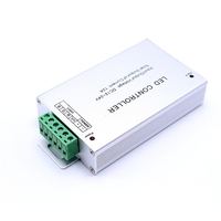 Haute puissance en aluminium coquille DC12-24V 12A 20keys RF sans fil RVB a mené le contrôleur pour la bande menée