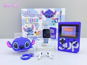GT - 63 4in1 khâu theo chủ đề Bộ Quà Tặng-đồng hồ, earbuds, sup Trò chơi giao diện điều khiển & trường hợp - Product Image 3