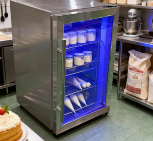 Réfrigérateur portable NE-70CS NUELEAD en acier inoxydable, 70L, à faible consommation d'énergie, silencieux, à refroidissement par air, sans givre, avec compresseur, pour enfant, hôtel - Product Image 5