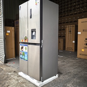 Fast Cross Door 4 <b>Fridge</b> Stainless Steel With Water Dispenser Air Cooled No Frost <b>Compressor</b> 632L Stainless Steel Body Silver Co - Product Image 4