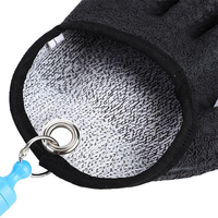 Pescador profesional impermeable corte resistentes a la perforación magnético atrapar peces anzuelos de pesca guantes de caza